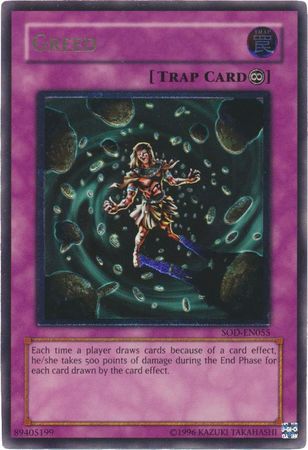 Ultimate Rare Greed SOD EN055 Unlimited Ultimate Rare Greed SOD EN055 Unlimited