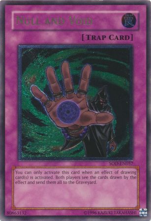 Ultimate Rare Null and Void SOD EN057 Unlimited Soul of the Duelist SOD Unlimited Singles Ultimate Rare Null and Void SOD EN057 Unlimited Soul of the Duelist SOD Unlimited Singles