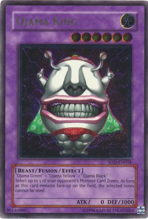 Ultimate Rare Ojama King SOD EN034 Unlimited Soul of the Duelist SOD Unlimited Singles Ultimate Rare Ojama King SOD EN034 Unlimited Soul of the Duelist SOD Unlimited Singles