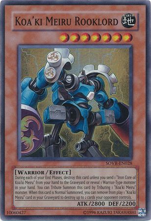 Koa ki Meiru Rooklord SOVR EN028 Super Rare Unlimited Stardust Overdrive SOVR Unlimited Singles Koa ki Meiru Rooklord SOVR EN028 Super Rare Unlimited Stardust Overdrive SOVR Unlimited Singles