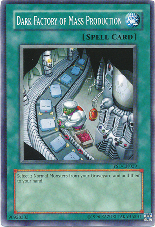 Dark Factory of Mass Production YSD EN029 Common Unlimited Starter Deck GX 2006 YSD Unlimited Singles Dark Factory of Mass Production YSD EN029 Common Unlimited Starter Deck GX 2006 YSD Unlimited Singles
