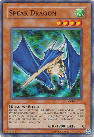 Spear Dragon YSD EN015 Common Unlimited Spear Dragon YSD EN015 Common Unlimited