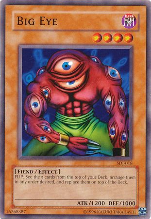 Big Eye SDJ 018 Common Unlimited Starter Deck Joey SDJ Unlimited Singles Big Eye SDJ 018 Common Unlimited Starter Deck Joey SDJ Unlimited Singles