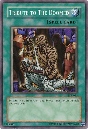 Tribute to The Doomed SKE 035 Common Unlimited Starter Deck Kaiba Evolution SKE Unlimited Singles Tribute to The Doomed SKE 035 Common Unlimited Starter Deck Kaiba Evolution SKE Unlimited Singles