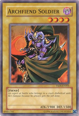 Archfiend Soldier YSDS EN005 Common Unlimited Starter Deck Syrus Truesdale YSDS Unlimited Singles Archfiend Soldier YSDS EN005 Common Unlimited Starter Deck Syrus Truesdale YSDS Unlimited Singles
