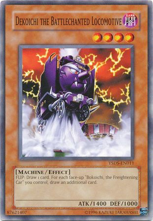 Dekoichi the Battlechanted Locomotive YSDS EN011 Common Unlimited Starter Deck Syrus Truesdale YSDS Unlimited Singles Dekoichi the Battlechanted Locomotive YSDS EN011 Common Unlimited Starter Deck Syrus Truesdale YSDS Unlimited Singles