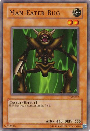 Man Eater Bug SYE 017 Common Unlimited Starter Deck Yugi Evolution SYE Unlimited Singles Man Eater Bug SYE 017 Common Unlimited Starter Deck Yugi Evolution SYE Unlimited Singles