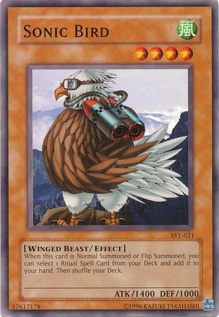 Sonic Bird SYE 021 Common Unlimited Starter Deck Yugi Evolution SYE Unlimited Singles Sonic Bird SYE 021 Common Unlimited Starter Deck Yugi Evolution SYE Unlimited Singles