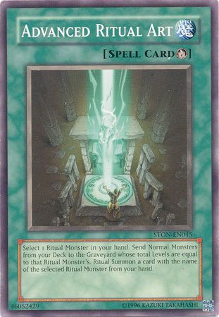 Advanced Ritual Art STON EN045 Common Unlimited Advanced Ritual Art STON EN045 Common Unlimited