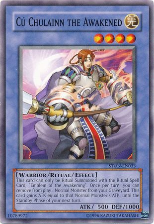 Cu Chulainn the Awakened STON EN033 Common Unlimited Cu Chulainn the Awakened STON EN033 Common Unlimited