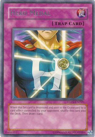 HERO MEDAL STON-EN050 UNLIMITED 2007 SERIES RARE YTCG