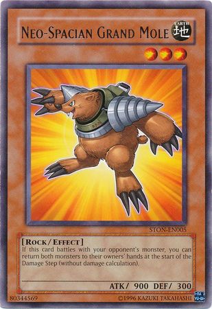 Neo Spacian Grand Mole STON EN005 Rare Unlimited Neo Spacian Grand Mole STON EN005 Rare Unlimited