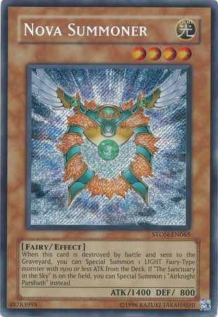 Nova Summoner STON EN065 Secret Rare Unlimited Nova Summoner STON EN065 Secret Rare Unlimited