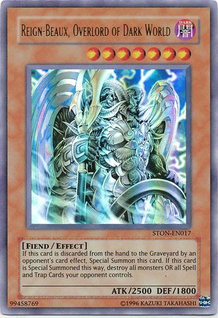 Reign-Beaux, Overlord of Dark World - STON-EN017 - Ultra Rare Unlimited