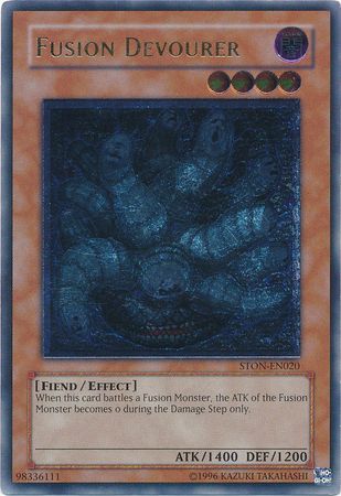 Ultimate Rare Fusion Devourer STON EN020 Unlimited Ultimate Rare Fusion Devourer STON EN020 Unlimited