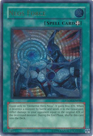 Ultimate Rare Neos Force STON EN039 Unlimited Ultimate Rare Neos Force STON EN039 Unlimited