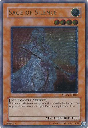Ultimate Rare Sage of Silence STON EN015 Unlimited Ultimate Rare Sage of Silence STON EN015 Unlimited