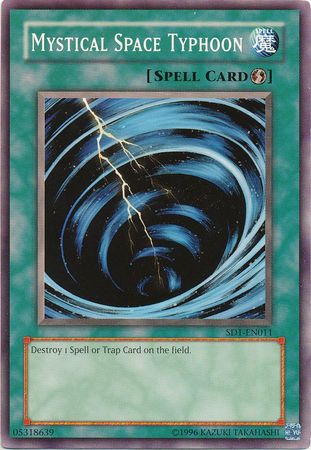 Mystical Space Typhoon SD1 EN011 Common Unlimited Structure Deck Dragon s Roar SD1 Unlimited Singles Mystical Space Typhoon SD1 EN011 Common Unlimited Structure Deck Dragon s Roar SD1 Unlimited Singles