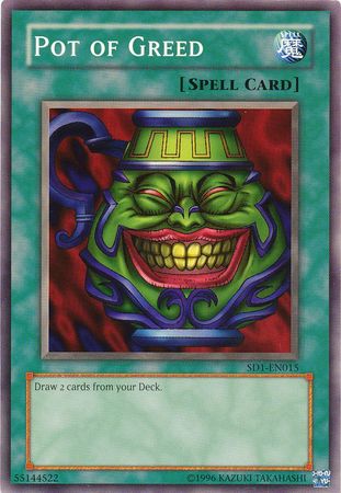Pot of Greed SD1 EN015 Common Unlimited Structure Deck Dragon s Roar SD1 Unlimited Singles Pot of Greed SD1 EN015 Common Unlimited Structure Deck Dragon s Roar SD1 Unlimited Singles