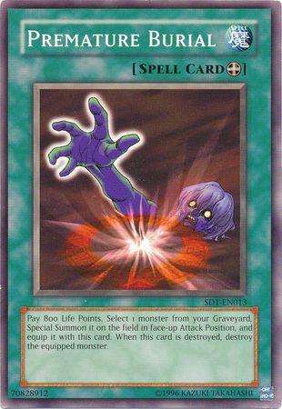 Premature Burial SD1 EN013 Common Unlimited Structure Deck Dragon s Roar SD1 Unlimited Singles Premature Burial SD1 EN013 Common Unlimited Structure Deck Dragon s Roar SD1 Unlimited Singles