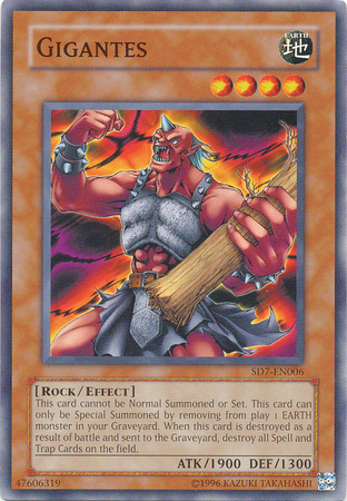 Gigantes SD7 EN006 Common Unlimited Structure Deck Invincible Fortress SD7 Unlimited singles Gigantes SD7 EN006 Common Unlimited Structure Deck Invincible Fortress SD7 Unlimited singles