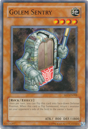 Golem Sentry SD7 EN008 Common Unlimited Structure Deck Invincible Fortress SD7 Unlimited singles Golem Sentry SD7 EN008 Common Unlimited Structure Deck Invincible Fortress SD7 Unlimited singles