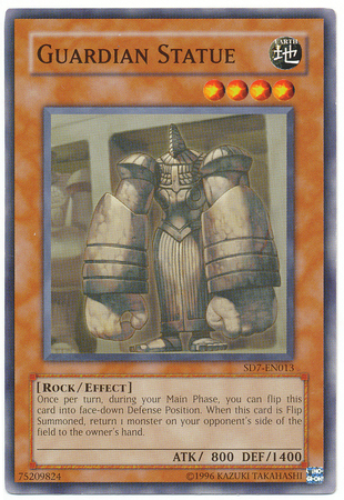 Guardian Statue SD7 EN013 Common Unlimited Structure Deck Invincible Fortress SD7 Unlimited singles Guardian Statue SD7 EN013 Common Unlimited Structure Deck Invincible Fortress SD7 Unlimited singles