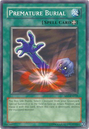Premature Burial SD7 EN018 Common Unlimited Structure Deck Invincible Fortress SD7 Unlimited singles Premature Burial SD7 EN018 Common Unlimited Structure Deck Invincible Fortress SD7 Unlimited singles