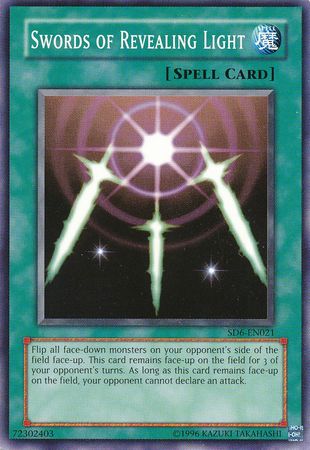Swords of Revealing Light SD6 EN021 Common Unlimited Structure Deck Spellcaster s Judgment SD6 Unlimited Singles Swords of Revealing Light SD6 EN021 Common Unlimited Structure Deck Spellcaster s Judgment SD6 Unlimited Singles