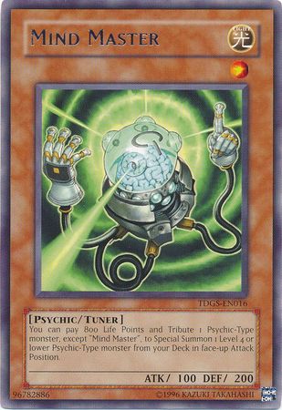 Mind Master TDGS EN016 Rare Unlimited Mind Master TDGS EN016 Rare Unlimited