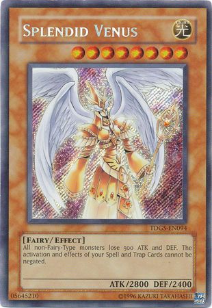 Splendid Venus TDGS EN094 Secret Rare Unlimited The Duelist Genesis TDGS Unlimited Singles Splendid Venus TDGS EN094 Secret Rare Unlimited The Duelist Genesis TDGS Unlimited Singles