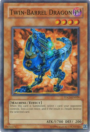 Twin Barrel Dragon TDGS EN029 Super Rare Unlimited Twin Barrel Dragon TDGS EN029 Super Rare Unlimited