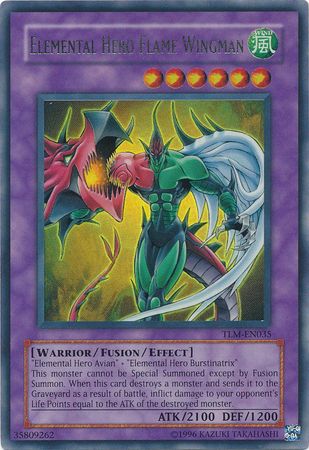 Elemental Hero Flame Wingman - TLM-EN035 - Ultra Rare Unlimited