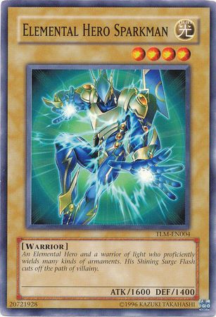 Elemental Hero Sparkman TLM EN004 Common Unlimited The Lost Millennium TLM Unlimited Singles Elemental Hero Sparkman TLM EN004 Common Unlimited The Lost Millennium TLM Unlimited Singles