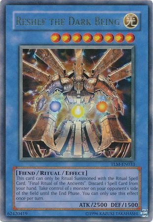 Reshef the Dark Being TLM EN033 Ultra Rare Unlimited The Lost Millennium TLM Unlimited Singles Reshef the Dark Being TLM EN033 Ultra Rare Unlimited The Lost Millennium TLM Unlimited Singles