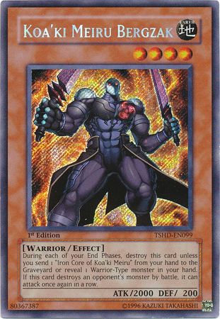 Koa ki Meiru Bergzak TSHD EN099 Secret Rare Unlimited The Shining Darkness TSHD Unlimited Singles Koa ki Meiru Bergzak TSHD EN099 Secret Rare Unlimited The Shining Darkness TSHD Unlimited Singles