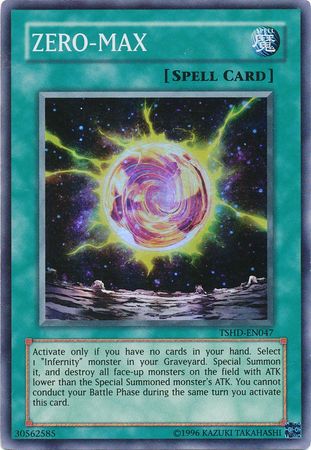 ZERO MAX TSHD EN047 Super Rare Unlimited ZERO MAX TSHD EN047 Super Rare Unlimited