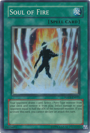 Soul of Fire FOTB EN031 Super Rare Unlimited Soul of Fire FOTB EN031 Super Rare Unlimited