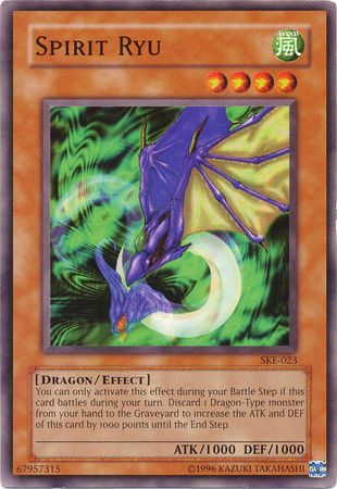 Spirit Ryu SKE 023 Common Unlimited Starter Deck Kaiba Evolution SKE Unlimited Singles Spirit Ryu SKE 023 Common Unlimited Starter Deck Kaiba Evolution SKE Unlimited Singles