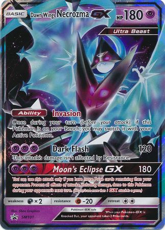 pokemon card Dawn Wings Necrozma GX Values - MAVIN