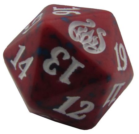 Aether Revolt Red Spindown Life Counter MTG Single Die Aether Revolt Red Spindown Life Counter MTG Single Die