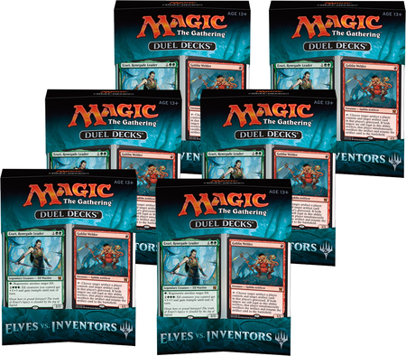 Elves vs Inventors Duel Deck Box of 6 Decks MTG Magic The Gathering Sealed Product Elves vs Inventors Duel Deck Box of 6 Decks MTG Magic The Gathering Sealed Product
