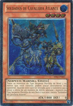 Ultimate Rare Soldados de Cavalaria Atlante AP02 PT001 Portuguese Yugioh Cards Ultimate Rare Soldados de Cavalaria Atlante AP02 PT001 Portuguese Yugioh Cards