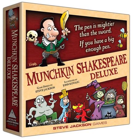 Munchkin Shakespeare Deluxe card game Steve Jackson Games SJG1564 Board Games A Z Munchkin Shakespeare Deluxe card game Steve Jackson Games SJG1564 Board Games A Z