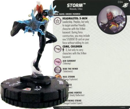 Storm 034 X men Xavier s School Marvel Heroclix