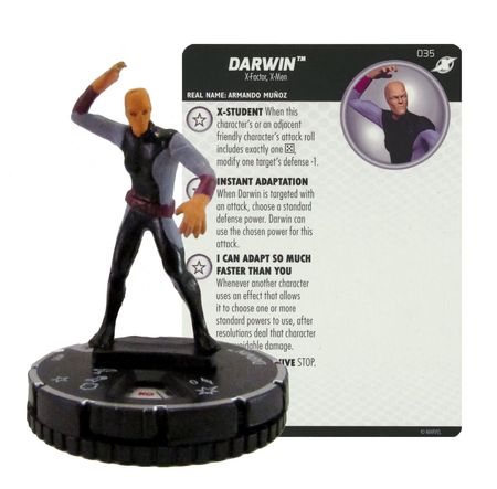 Darwin 035 X men Xavier s School Marvel Heroclix Marvel X Men Xavier s School Singles Darwin 035 X men Xavier s School Marvel Heroclix Marvel X Men Xavier s School Singles