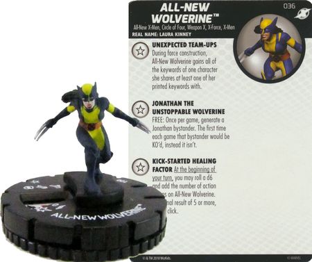 Heroclix X-Men Xavier's School set All-New Wolverine #XID-006 Common Student ID!