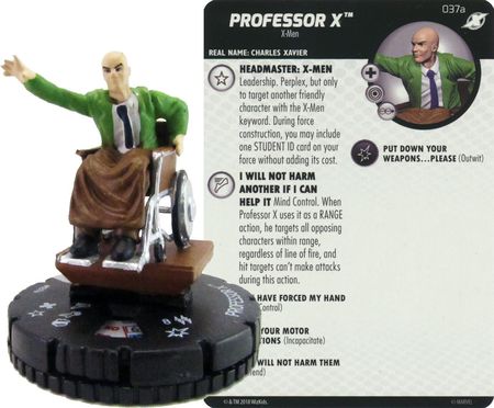 Professor X 037a X men Xavier s School Marvel Heroclix Marvel X Men Xavier s School Singles Professor X 037a X men Xavier s School Marvel Heroclix Marvel X Men Xavier s School Singles