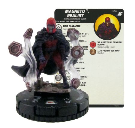 Magneto Realist 050 X men Xavier s School Marvel Heroclix Magneto Realist 050 X men Xavier s School Marvel Heroclix