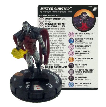 Mister Sinister #066 Chase Rare X-men Xavier's School Marvel Heroclix